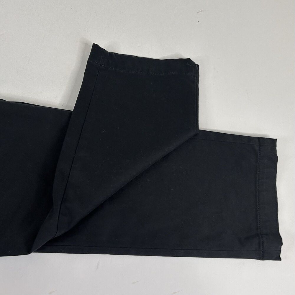 Banana Republic 32 x 28 Skinny Chino Pants Black Cotton Blend Flat Front - Picture 6 of 6
